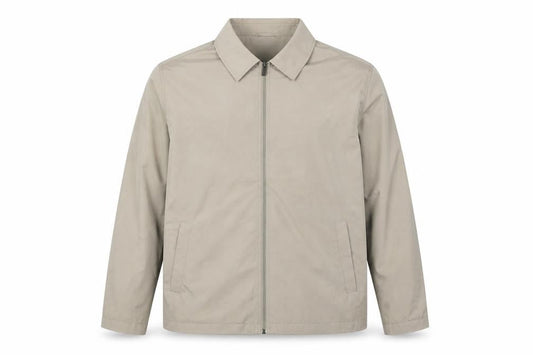 James Pringle Men's Beige 2XL Full Zip Lined Jacket
