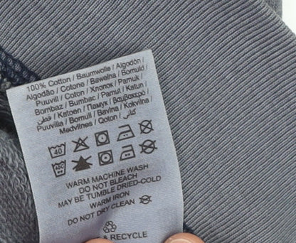 Jack & Jones Boys Grey Pullover Graphic Print Cotton Jumper 10 Years