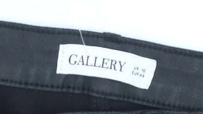 Gallery Women’s Black Slim Fit Stretch Jeggings UK 16