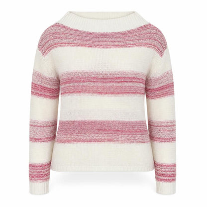 United Colors of Benetton Women's Multicoloured Striped Knit Jumper M