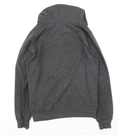 Myprotein Men's Grey Pullover Hoodie L Regular Fit Gym Sweatshirt