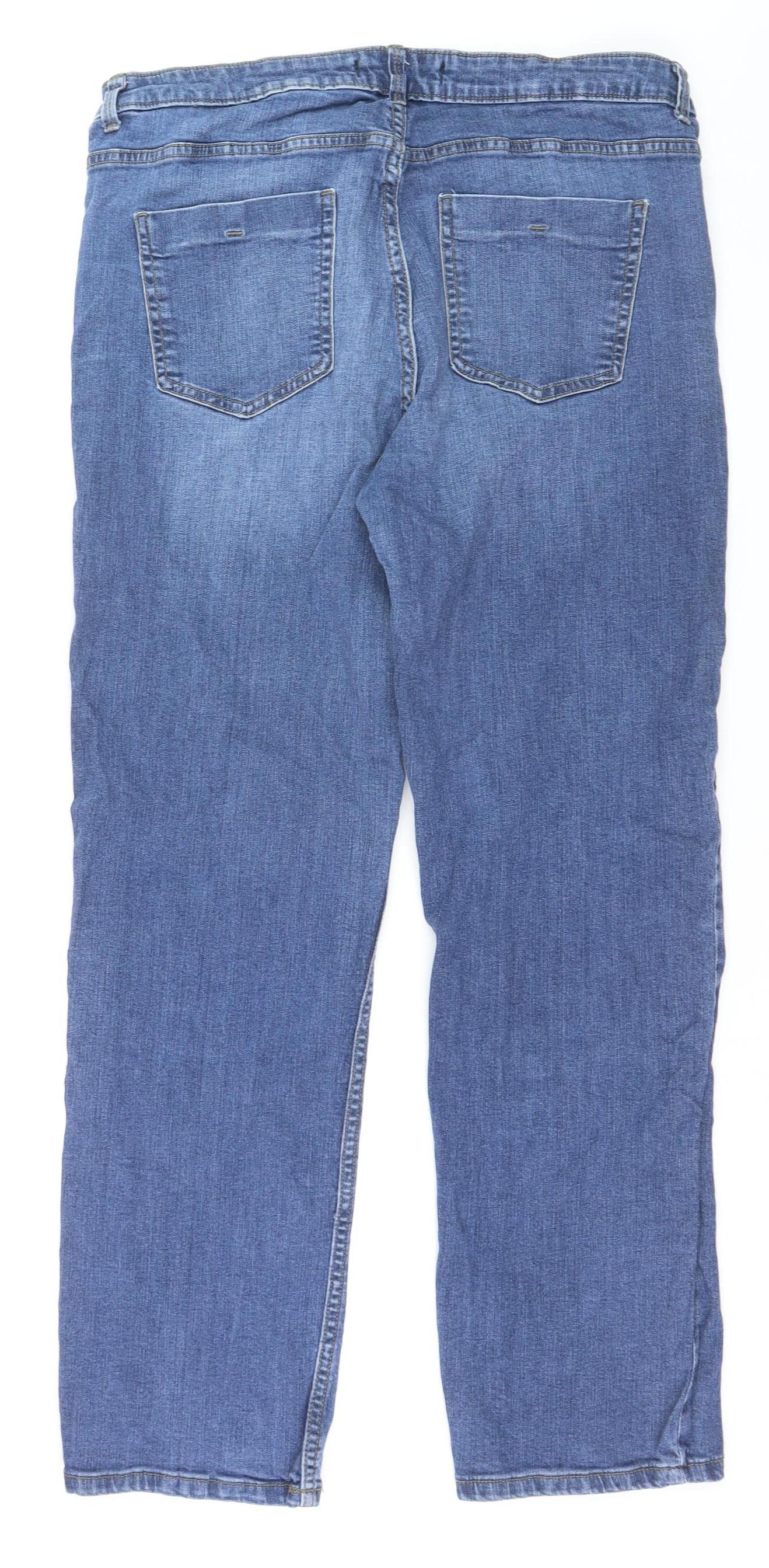 Innes Stores Women’s Blue Size 16 Straight Fit Jeans