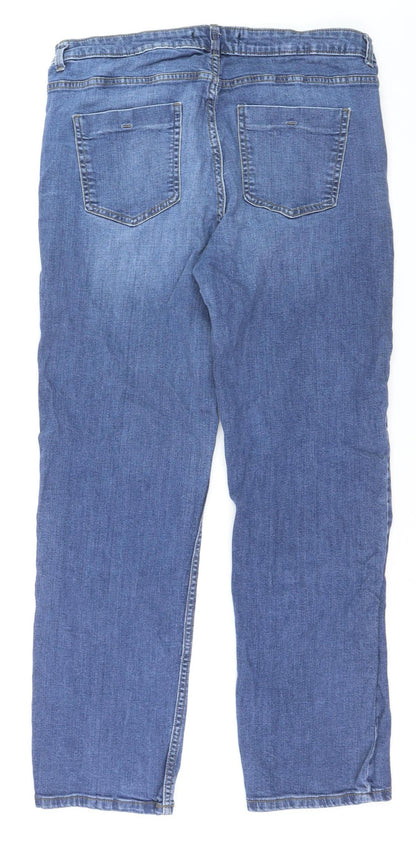Innes Stores Women’s Blue Size 16 Straight Fit Jeans