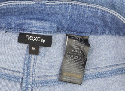 Next Women Blue Skinny Jeans Size 10L Tall Stretch Denim