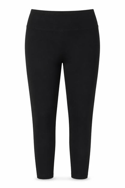 Paolo Connerti Women’s Black M Ankle Leggings Rhinestone Stretch Slim Fit