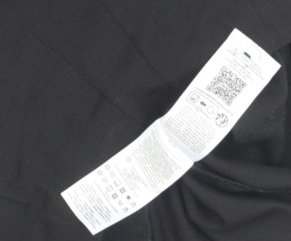 ONLY Women’s Black Midi Pencil Skirt Size 12 Stretch Workwear