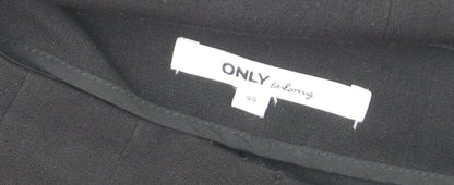 ONLY Women’s Black Midi Pencil Skirt Size 12 Stretch Workwear