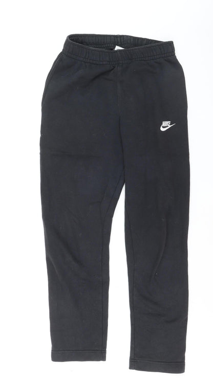 Nike Boys Black XS Fleece Jogger Sweatpants Activewear Trousers