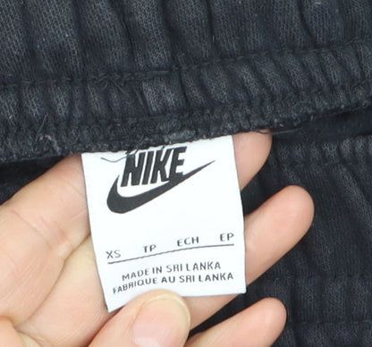 Nike Boys Black XS Fleece Jogger Sweatpants Activewear Trousers
