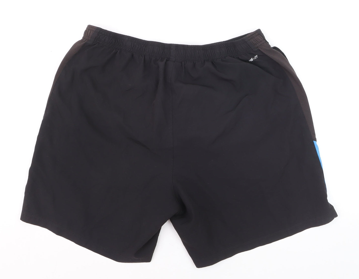 New Balance Men’s Black L Athletic Running Shorts Quick Dry