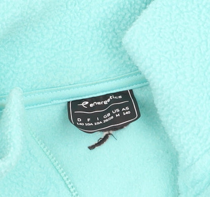 Energetics Girls Blue 10 Years Fleece 1/4 Zip Pullover Sweatshirt
