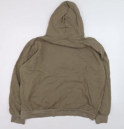 Springfield Men's Beige 2XL Pullover Hoodie Cotton Blend Casual
