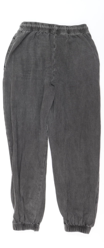 Boohoo Women’s Grey Jogger Sweatpants S California Print