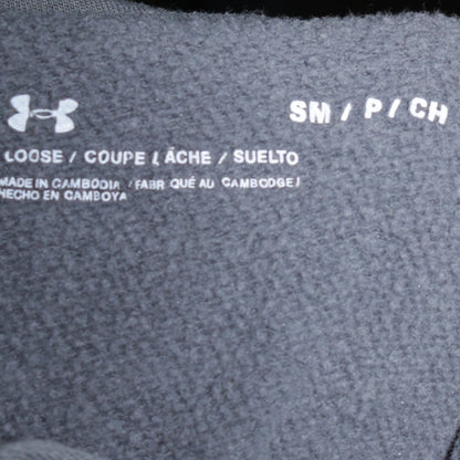 Under Armour Mens Grey Pullover Hoodie Small Loose Fit