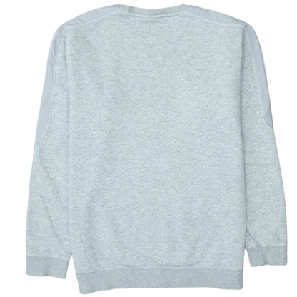 Adidas Women Grey Crew Neck Long Sleeve Sweatshirt Size S