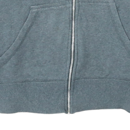 Nike Men's Grey Full Zip Hoodie Size L Sportswear Sweatshirt