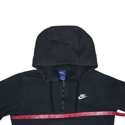 Nike Mens Black S 1/2 Zip Regular Fit Hooded Sweatshirt