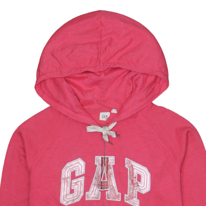 GAP Womens Pink Full Zip Hoodie Small Cotton Blend Casual