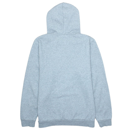 Puma Men's Grey Pullover Hoodie L Fleece Logo Sportswear