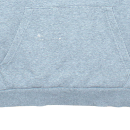 Puma Men's Grey Pullover Hoodie L Fleece Logo Sportswear