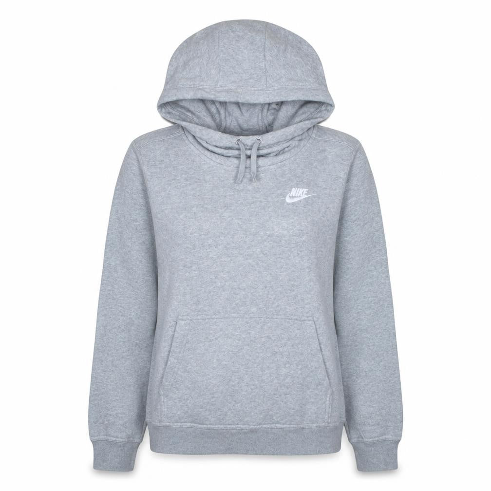 Nike Womens Grey Pullover Hoodie XS Cotton Blend Sweatshirt