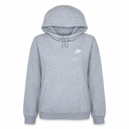 Nike Womens Grey Pullover Hoodie XS Cotton Blend Sweatshirt
