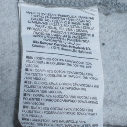 Nike Womens Grey Pullover Hoodie XS Cotton Blend Sweatshirt