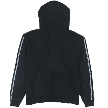 Levi's Women's Black Hoodie Small Pullover Logo Tape Detail Sweatshirt