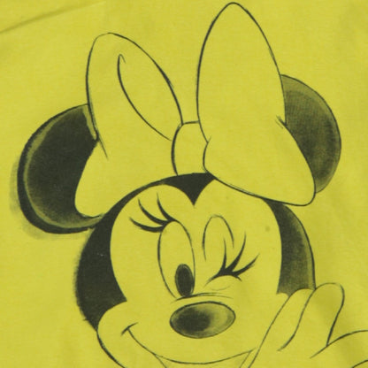 Disney Women’s Yellow Minnie Mouse Pullover Hoodie XS