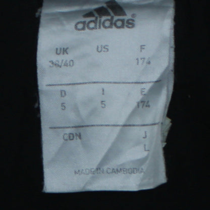 Adidas Mens Black Track Jacket Size 38/40 Windbreaker Style