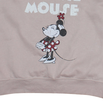 Primark Disney Women Beige Minnie Mouse Pullover Sweatshirt Small
