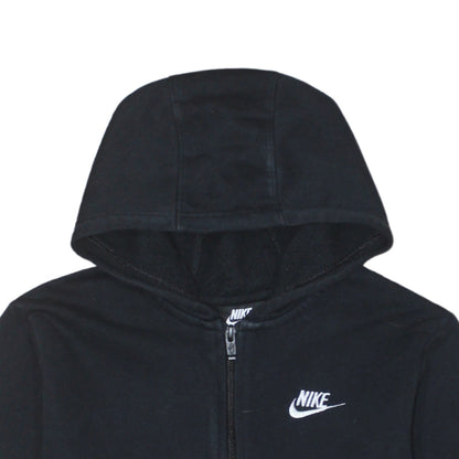 Nike Boys Black XL Full Zip Hoodie Sweatshirt with Logo