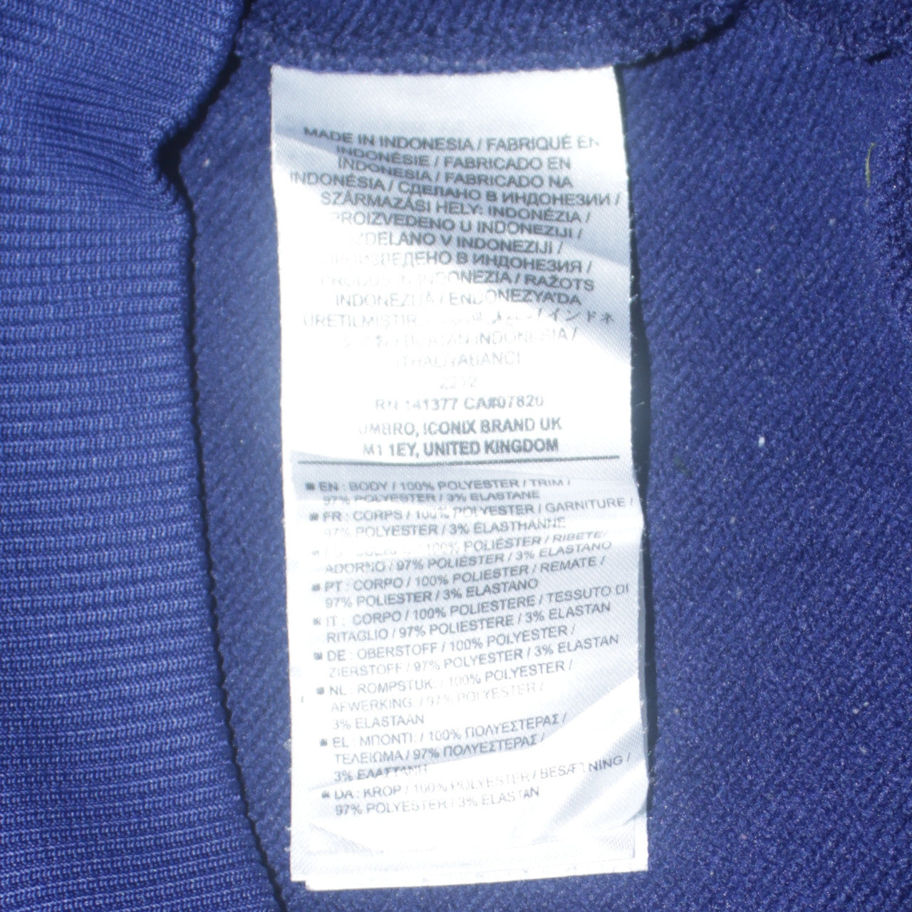 Umbro Men’s Blue AFC Bournemouth Logo Pullover Sweatshirt Size S