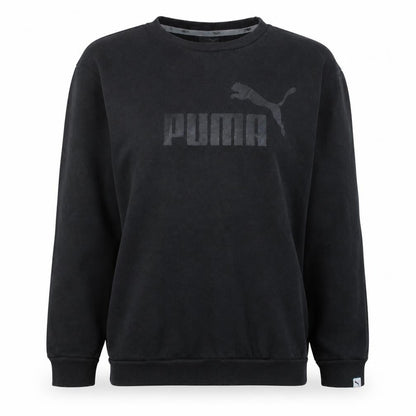 Puma Women's Black Crew Neck Pullover Sweatshirt Size 12