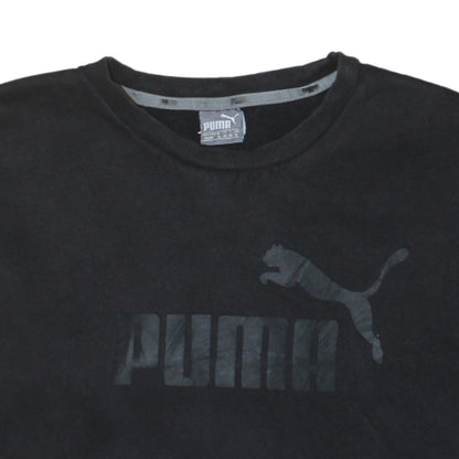 Puma Women's Black Crew Neck Pullover Sweatshirt Size 12