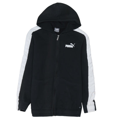Puma Men's Black Full Zip Hoodie Small Sportswear Fleece