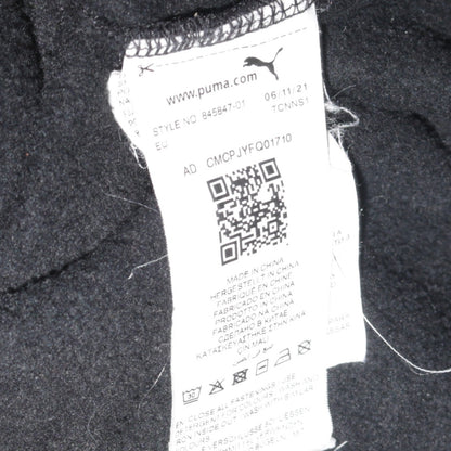 Puma Men's Black Full Zip Hoodie Small Sportswear Fleece