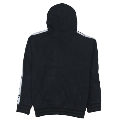Champion Men’s Black Pullover Hoodie Medium Logo Tape Fleece