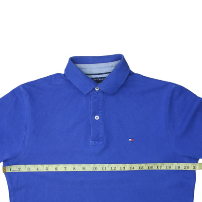 Tommy Hilfiger Men's Blue Classic Fit Cotton Polo Shirt Size S