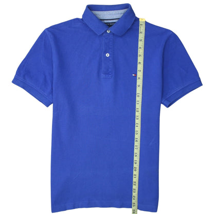 Tommy Hilfiger Men's Blue Classic Fit Cotton Polo Shirt Size S