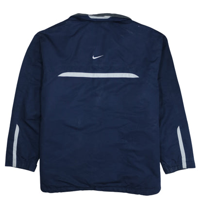 Nike Men's Blue XL Track Jacket Reflective Lightweight Sportswear