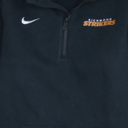 Nike Women's Black 1/4 Zip Richmond Strikers Sweatshirt Size S