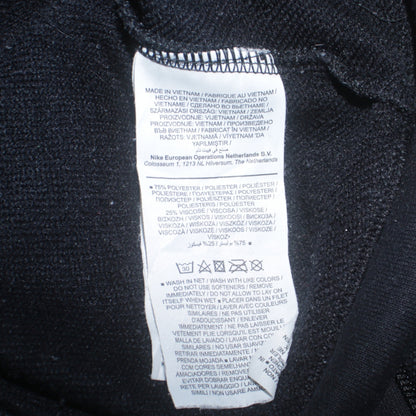 Nike Men's Black Full Zip Hoodie L Sports Dri-Fit Sweatshirt