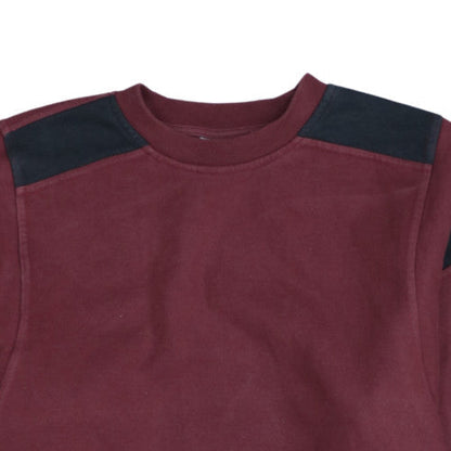 Reebok Classic Men's Red Crew Neck Pullover Sweatshirt Size M