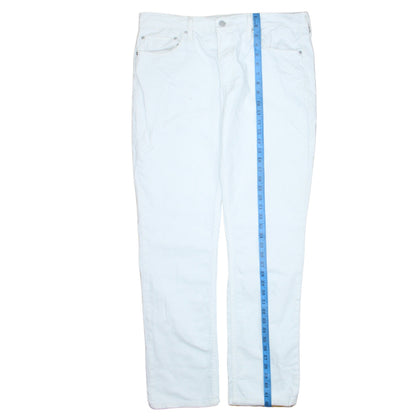 Levi's Men's White 511 Straight Fit Jeans Size 36x32
