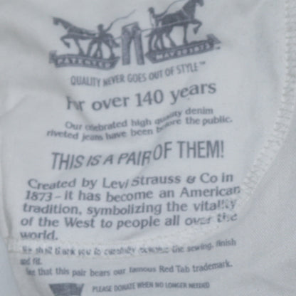 Levi's Men's White 511 Straight Fit Jeans Size 36x32