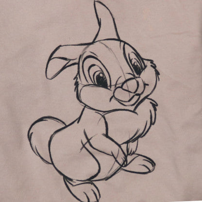 Disney Womens Beige Thumper Sweatshirt XS Pullover