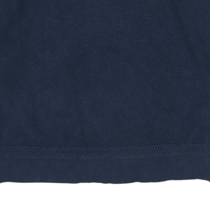 Tommy Hilfiger Men's Blue Cotton V-Neck Jumper Size L