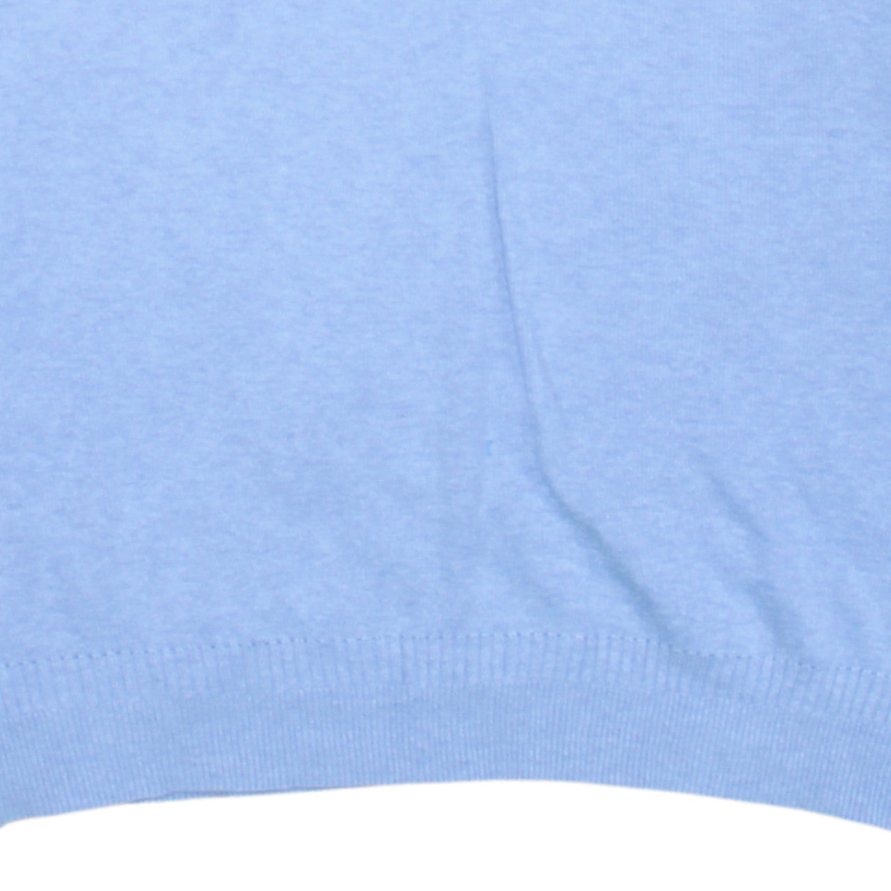 Calvin Klein Men's Blue V-Neck Cotton Modal Jumper Size L