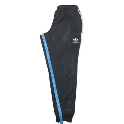 adidas Men's Black Small Jogger Trousers with 3 Stripes